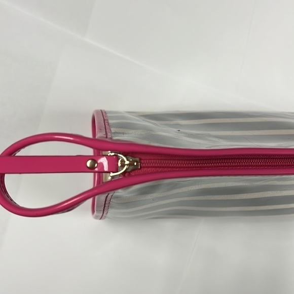 Kate Spade Large Heddy Thalia Striped Glazed Clutch Bag - Picture 8 of 13